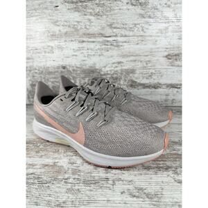 Women's Nike Zoom Pegasus 36 Taupe/Pink Running Shoes Sz 8 Athletic Gym
